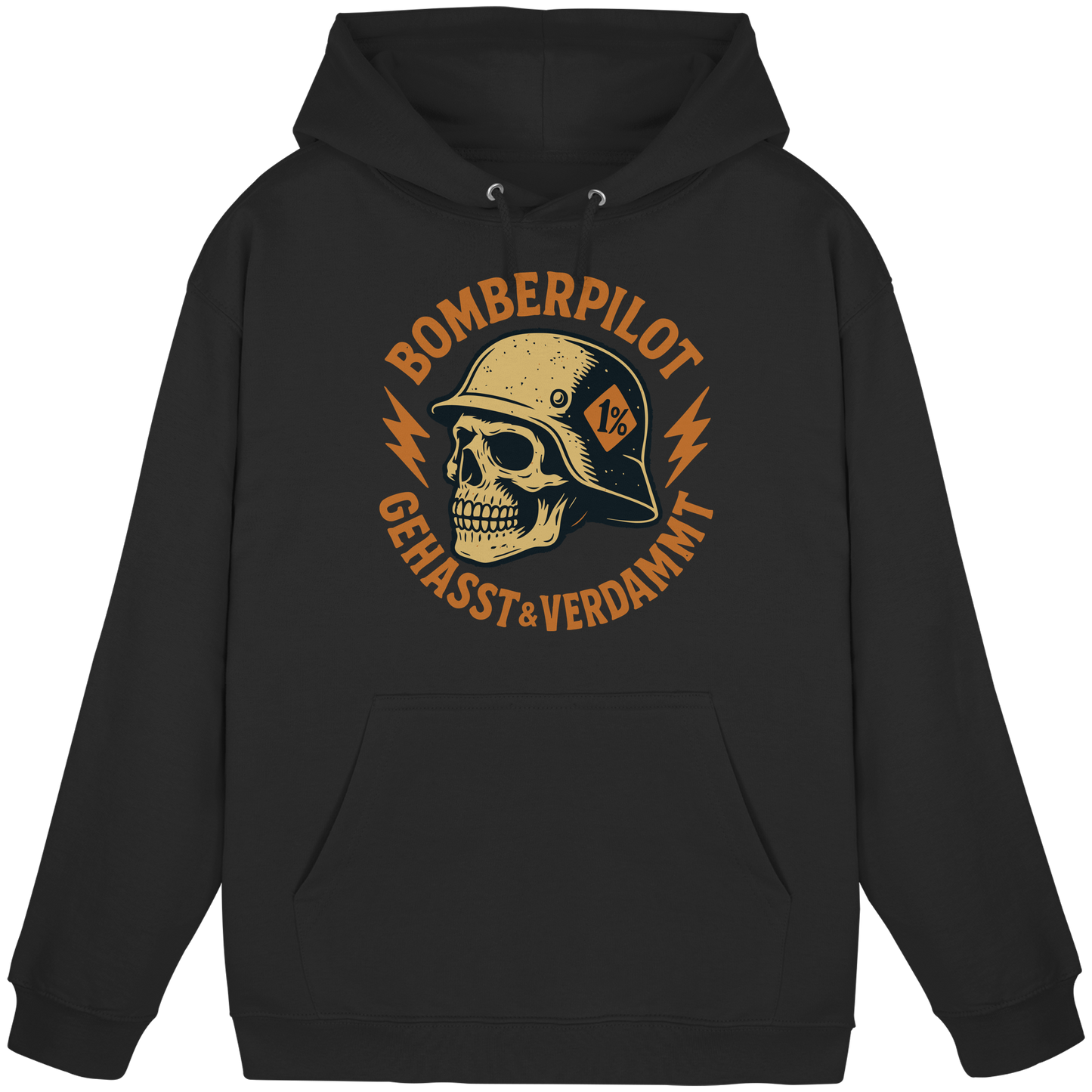 Bomberpilot - Gehasst Verdammt - Biker Mode - Basic Unisex Hoodie