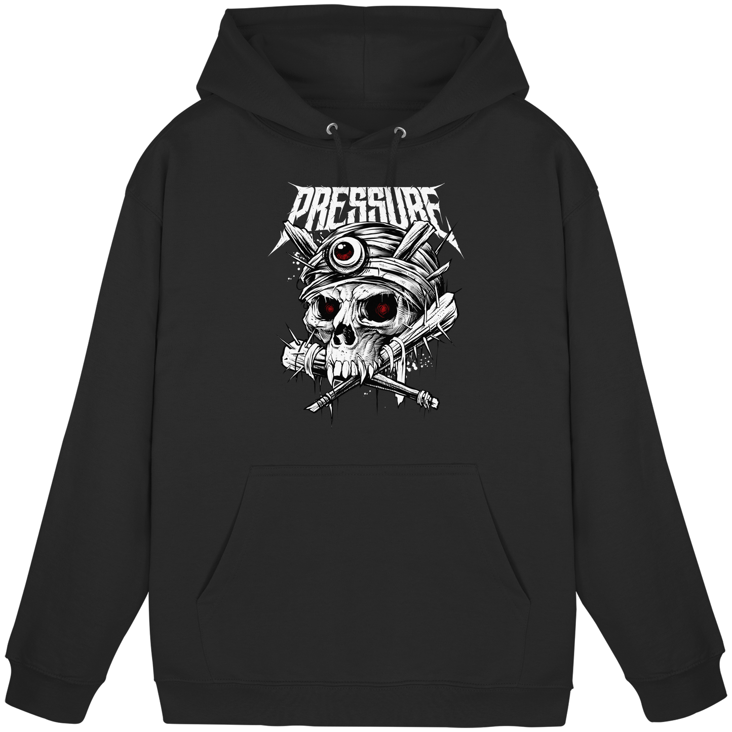Skullica - Vampire Skull - Pressure Magazine - Basic Unisex Hoodie