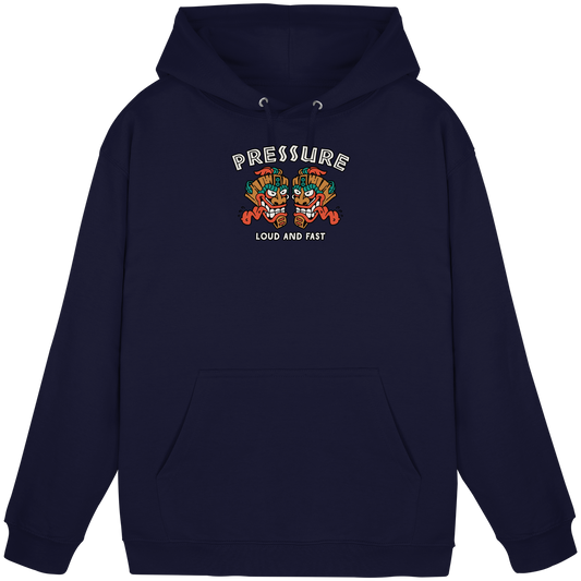 Loud and Fast. - Tiki Style - Pressure Cloth - Basic Unisex Hoodie