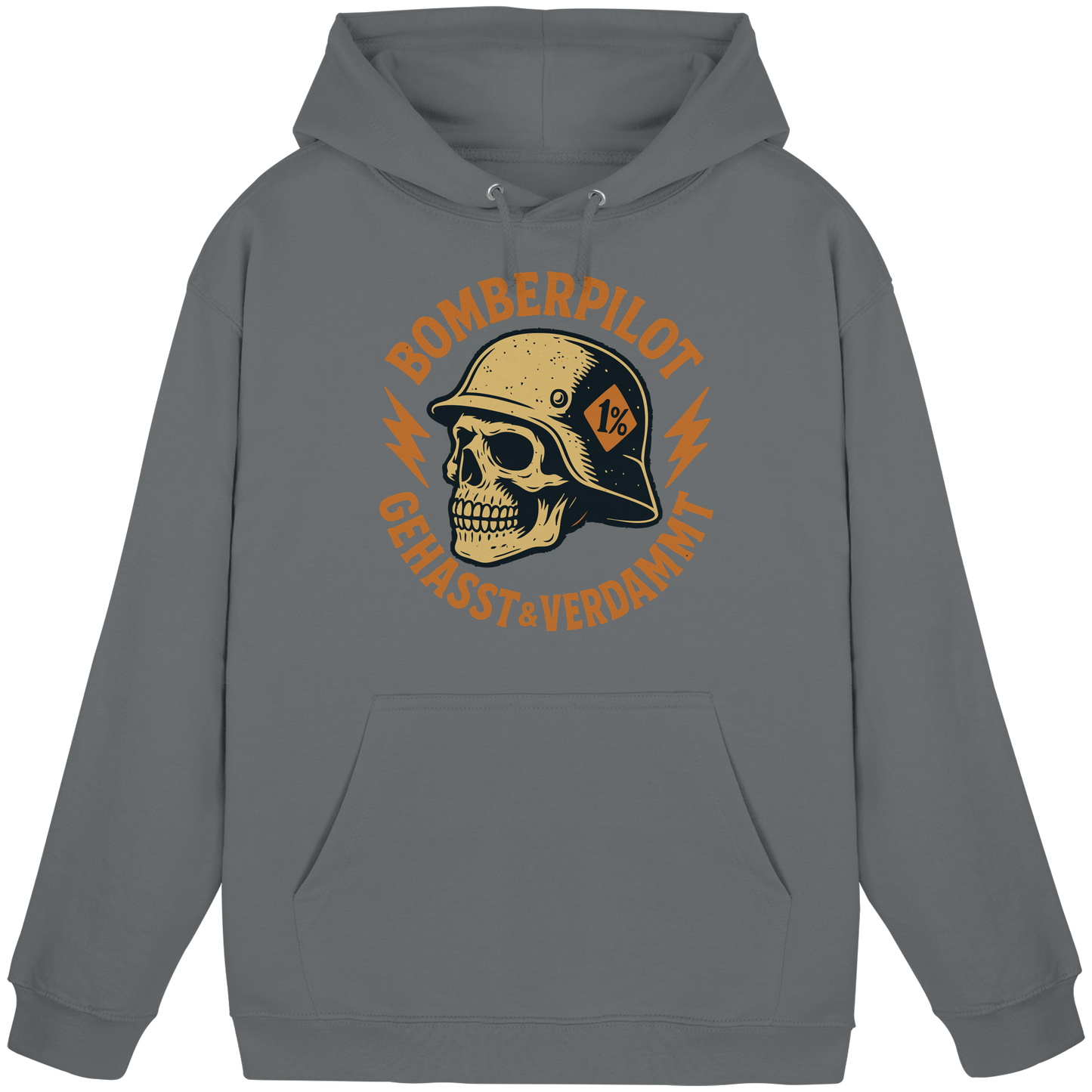 Bomberpilot - Gehasst Verdammt - Biker Mode - Basic Unisex Hoodie