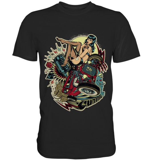 Rock ’n‘ Roll Outlaw - Tattoo Art by D.Vicente - Pressure Clothing - Classic Shirt