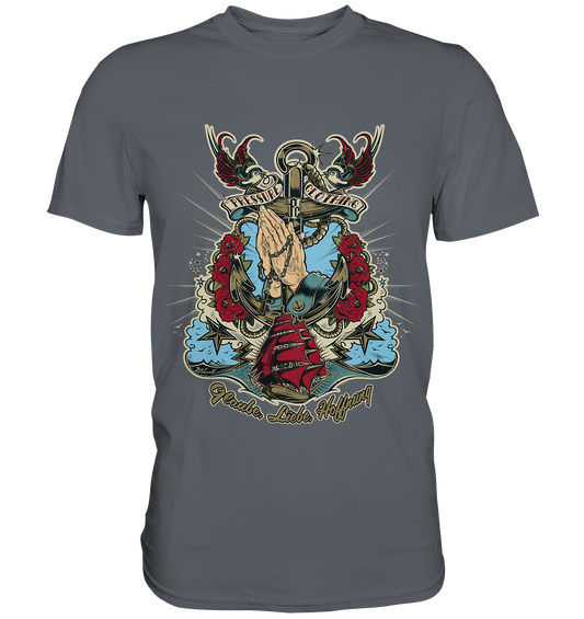Glaube, Liebe, Hoffnung - Tattoo Art by D.Vicente - Pressure Clothing - Classic Shirt