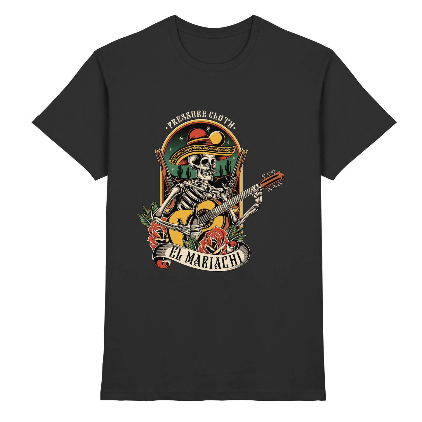 Rock ’n‘ Roll Outlaw - Tattoo Art by D.Vicente - Pressure Clothing - Classic Shirt