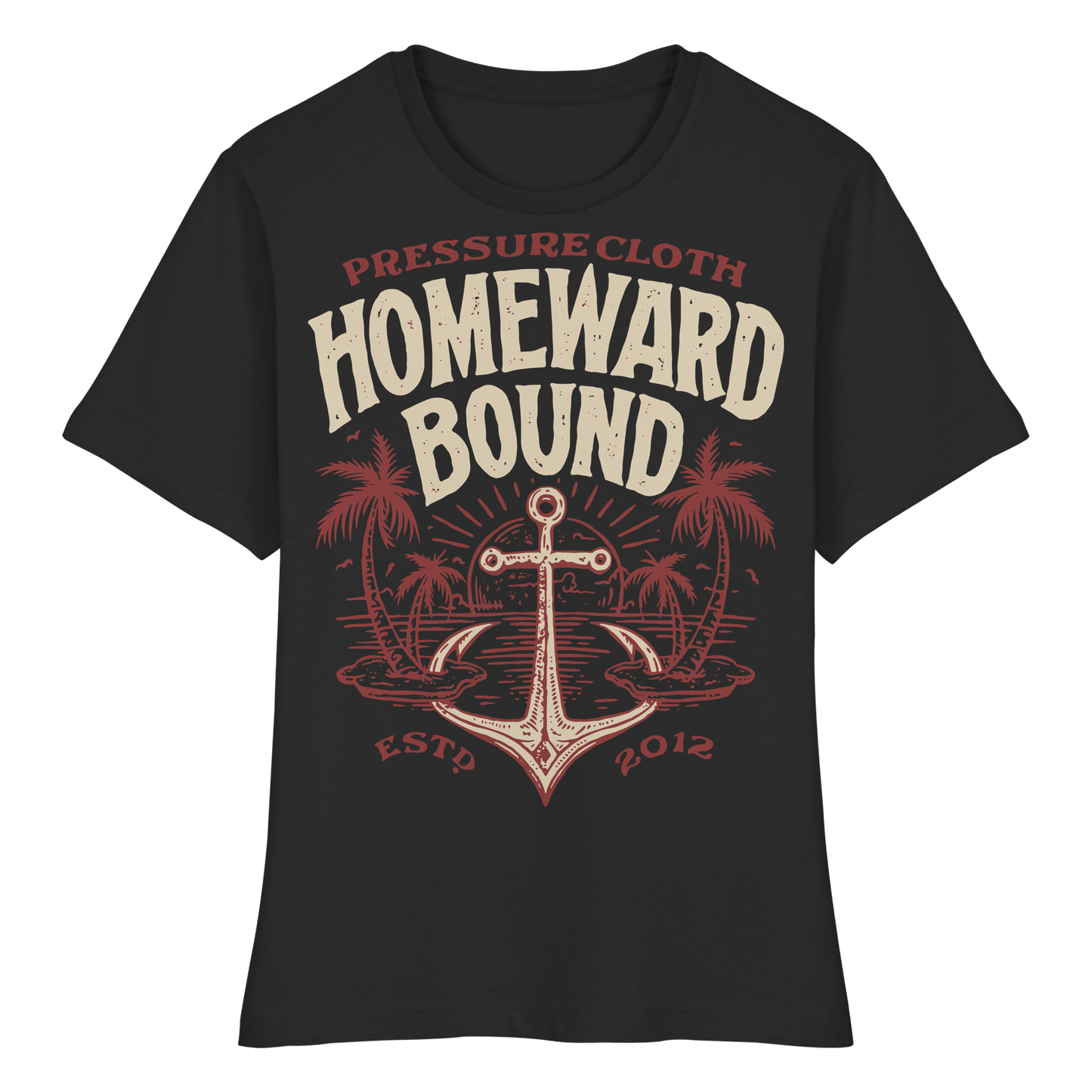 HOMEWARD BOUND - Pressure Cloth - Fitted Ladies Organic Shirt