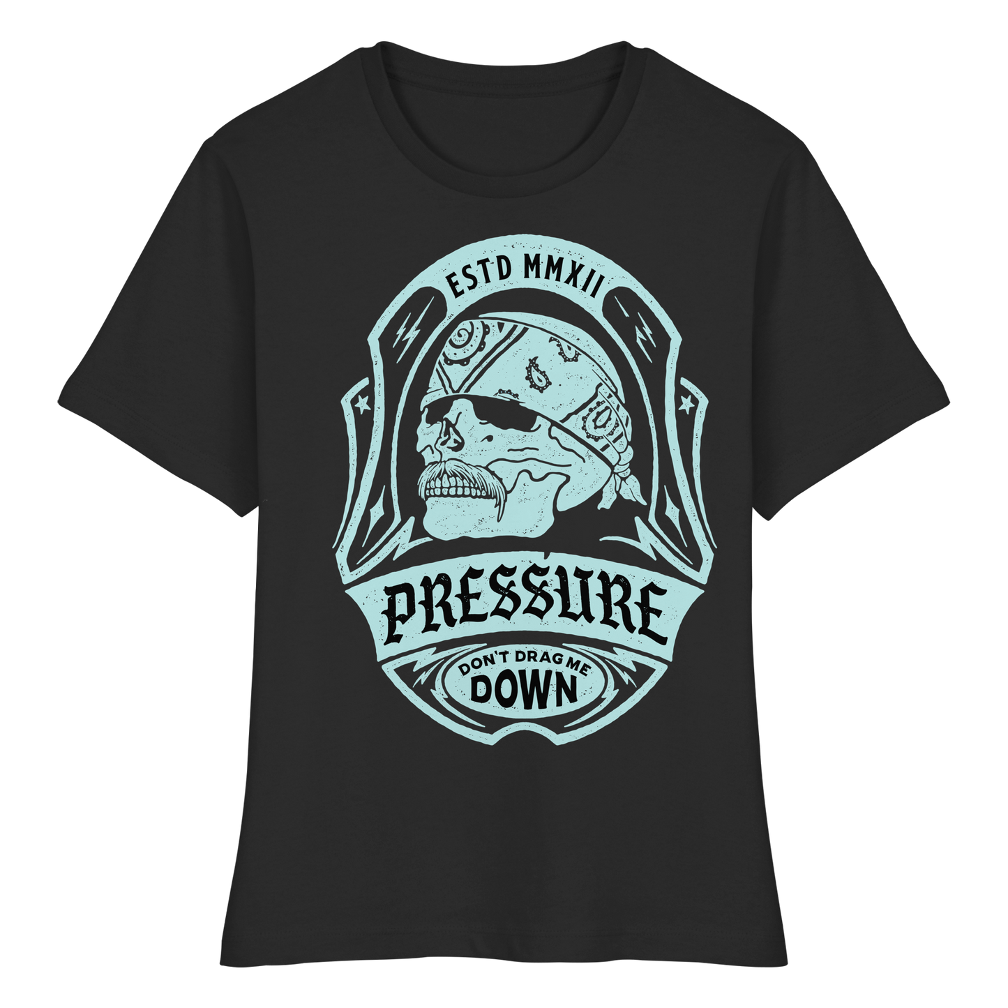 Chicano - Mexican Skull - Don't Drag me down Classic - Fitted Ladies Organic Shirt