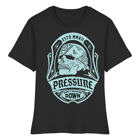 Chicano - Mexican Skull - Don't Drag me down Classic - Fitted Ladies Organic Shirt