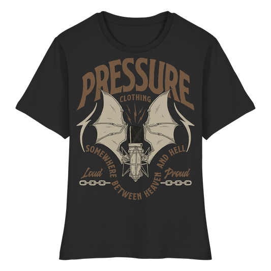 Heaven and Hell - Pressure Cloth - Fitted Ladies Organic Shirt