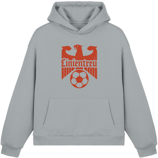Linientreu Fußball Adlerfront – Für echte Fans der 3. Halbzeit - Fluffy Boxcut Hoodie