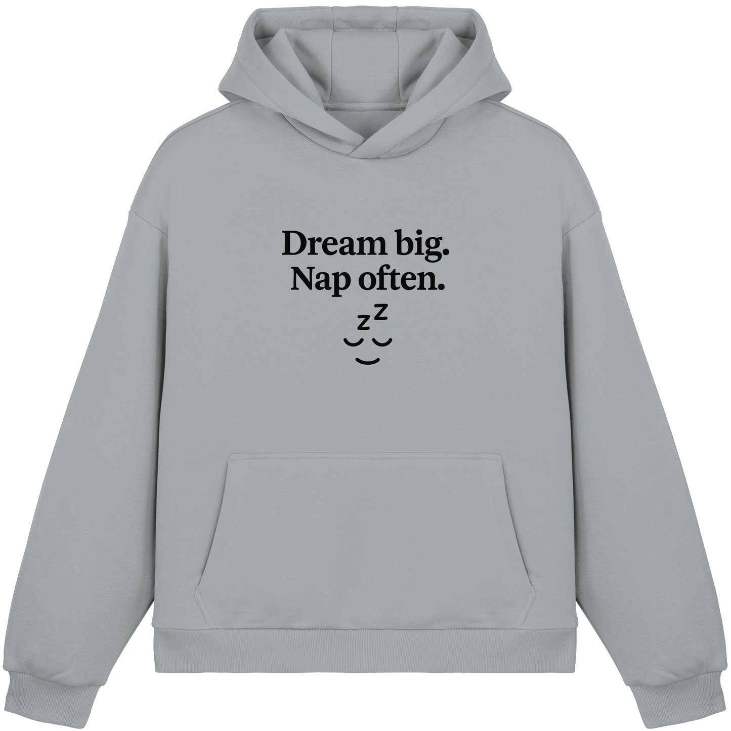 Dream Big. Nap Often. – Selfcare-Mood für Gen Z - Fluffy Boxcut Hoodie