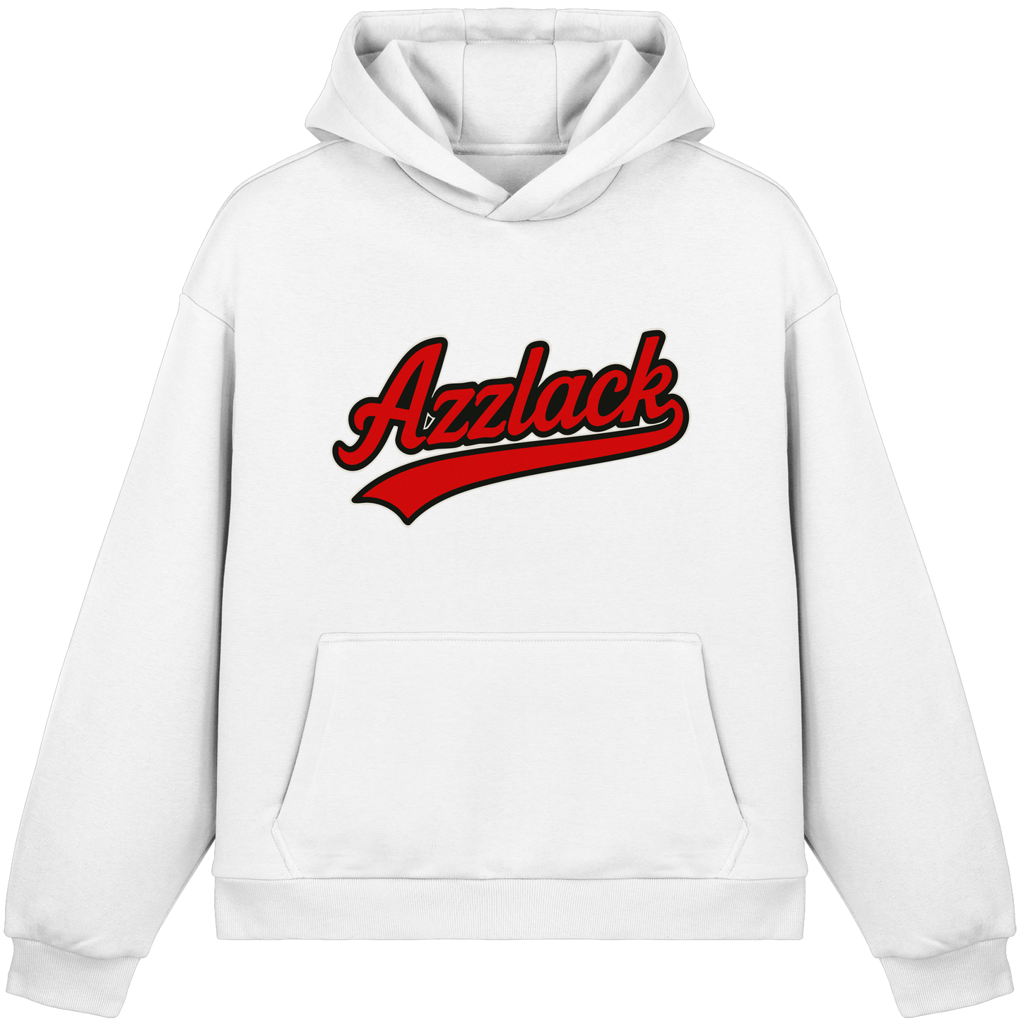 Azzlack Design - Ghetto Style für Deutschrap Fans - Fluffy Boxcut Hoodie