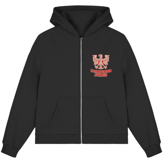 FRANKFURTER JUNGS - Adler, Stolz und Zusammenhalt - Fluffy Boxcut Zipper
