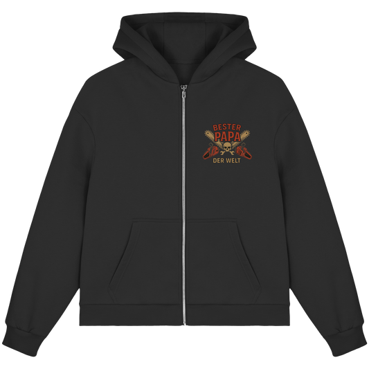 Bester Papa der Welt - Heimwerker Geschenk - Fluffy Boxcut Zipper