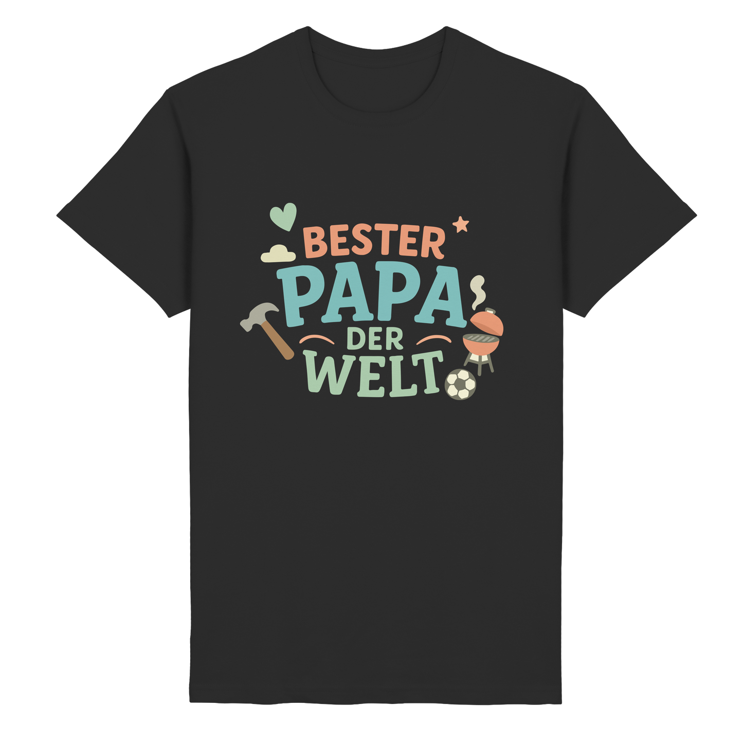 Bester Papa der Welt - Vater Geschenk - Heavy Cotton T-Shirt
