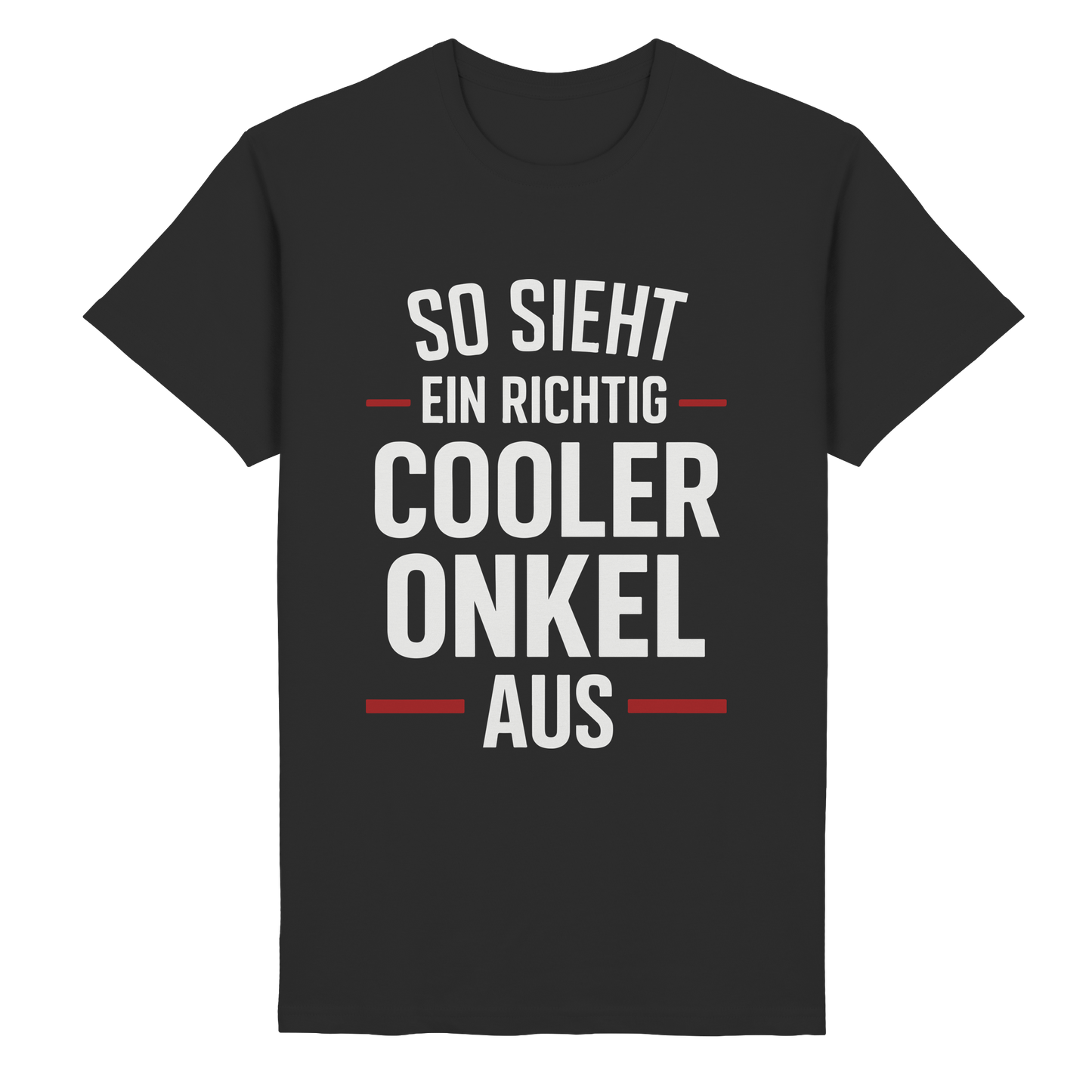 So sieht ein richtig cooler Onkel aus – Geschenk für den besten Onkel der Welt! - Heavy Cotton T-Shirt