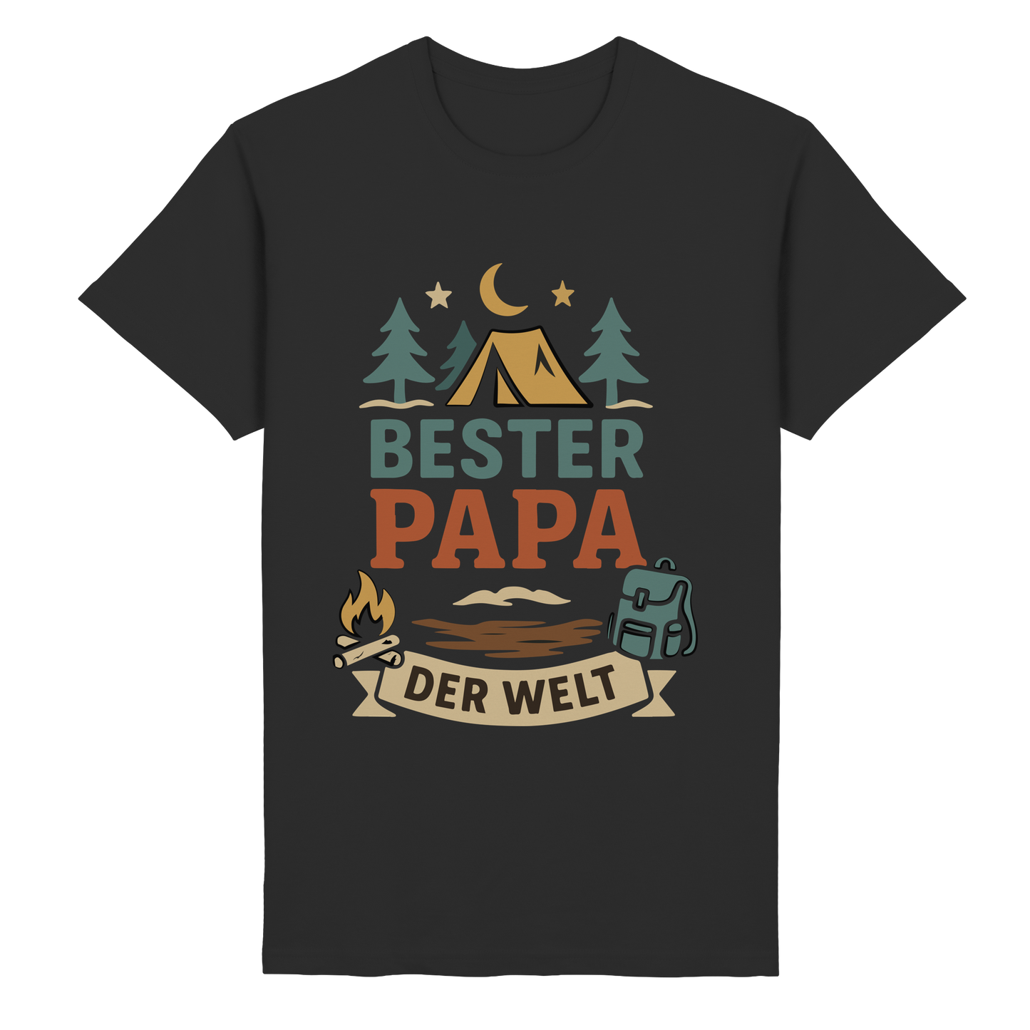 Bester Papa der Welt - für Naturburschen - Heavy Cotton T-Shirt