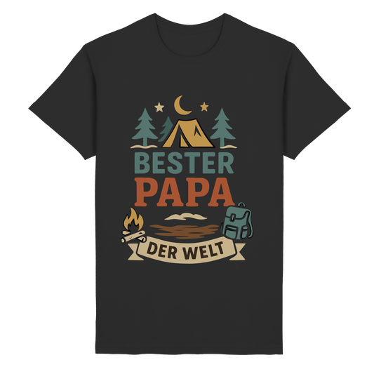 Bester Papa der Welt - für Naturburschen - Heavy Cotton T-Shirt
