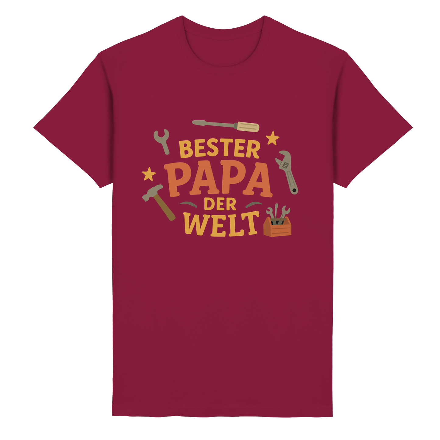Bester Papa der Welt - Vater Geschenk - Heavy Cotton T-Shirt