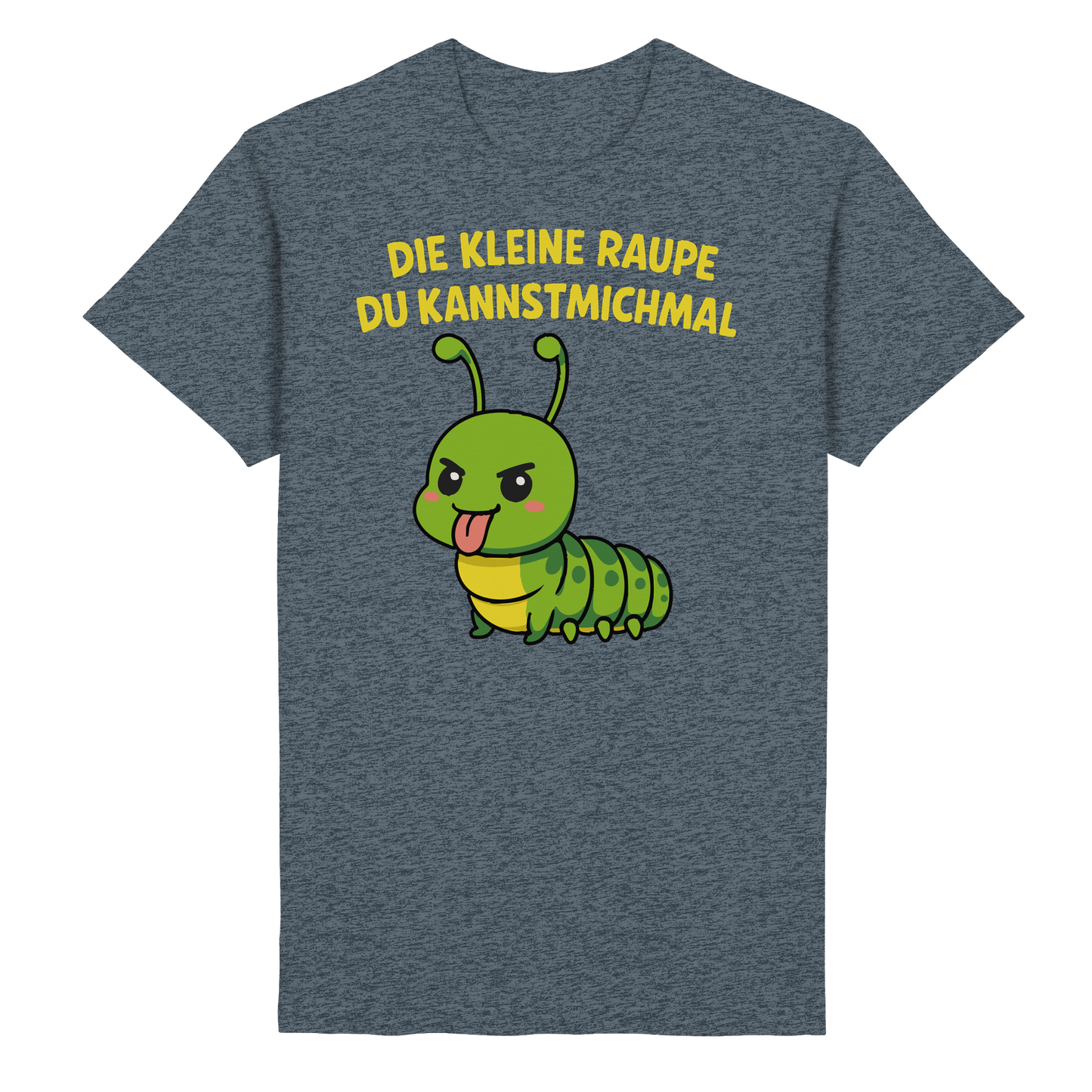 Freche Raupe mit Spruch | Lustiges Cartoon-Motiv mit Klartext-Garantie - Heavy Cotton T-Shirt