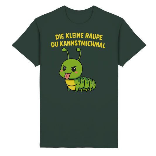 Freche Raupe mit Spruch | Lustiges Cartoon-Motiv mit Klartext-Garantie - Heavy Cotton T-Shirt