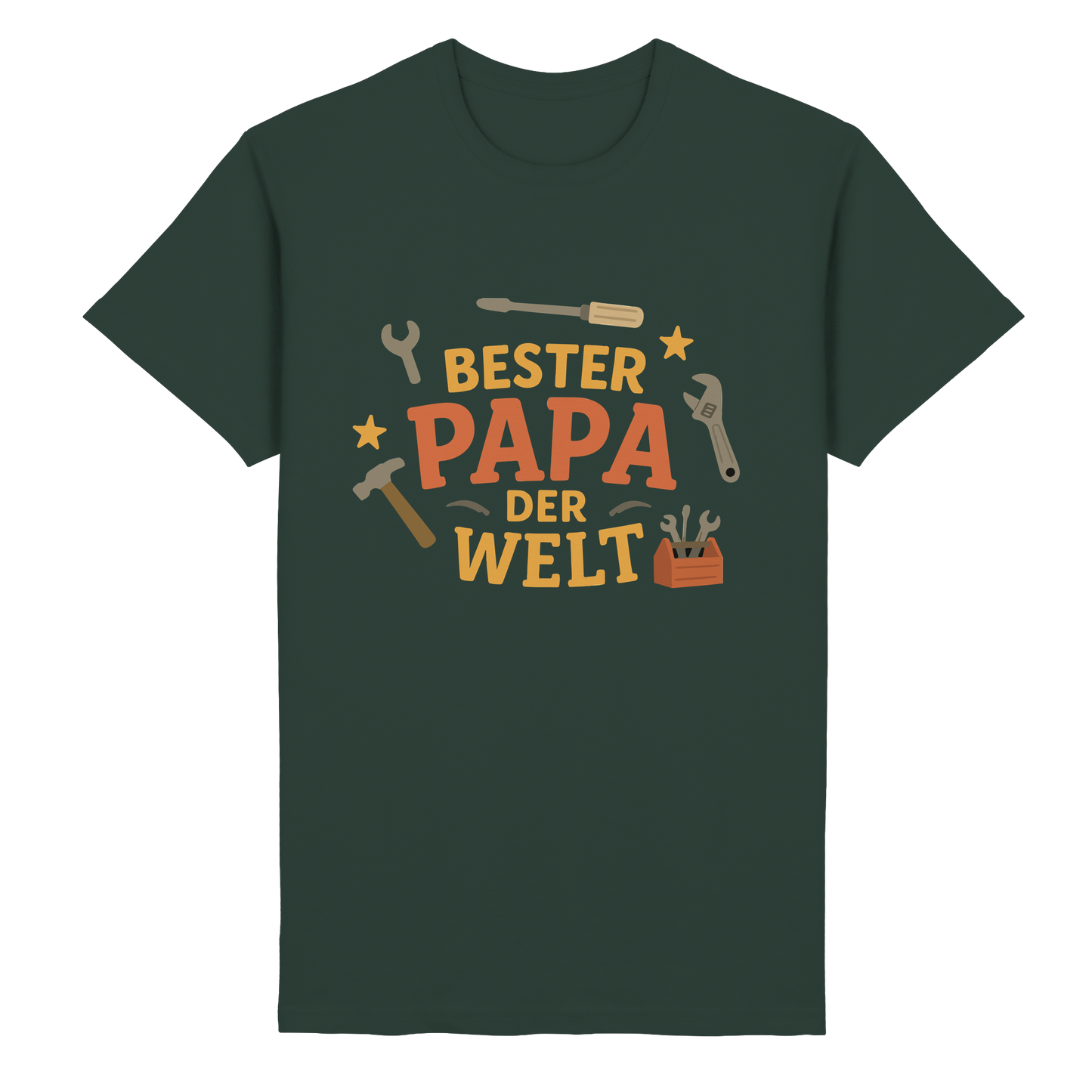 Bester Papa der Welt - Vater Geschenk - Heavy Cotton T-Shirt