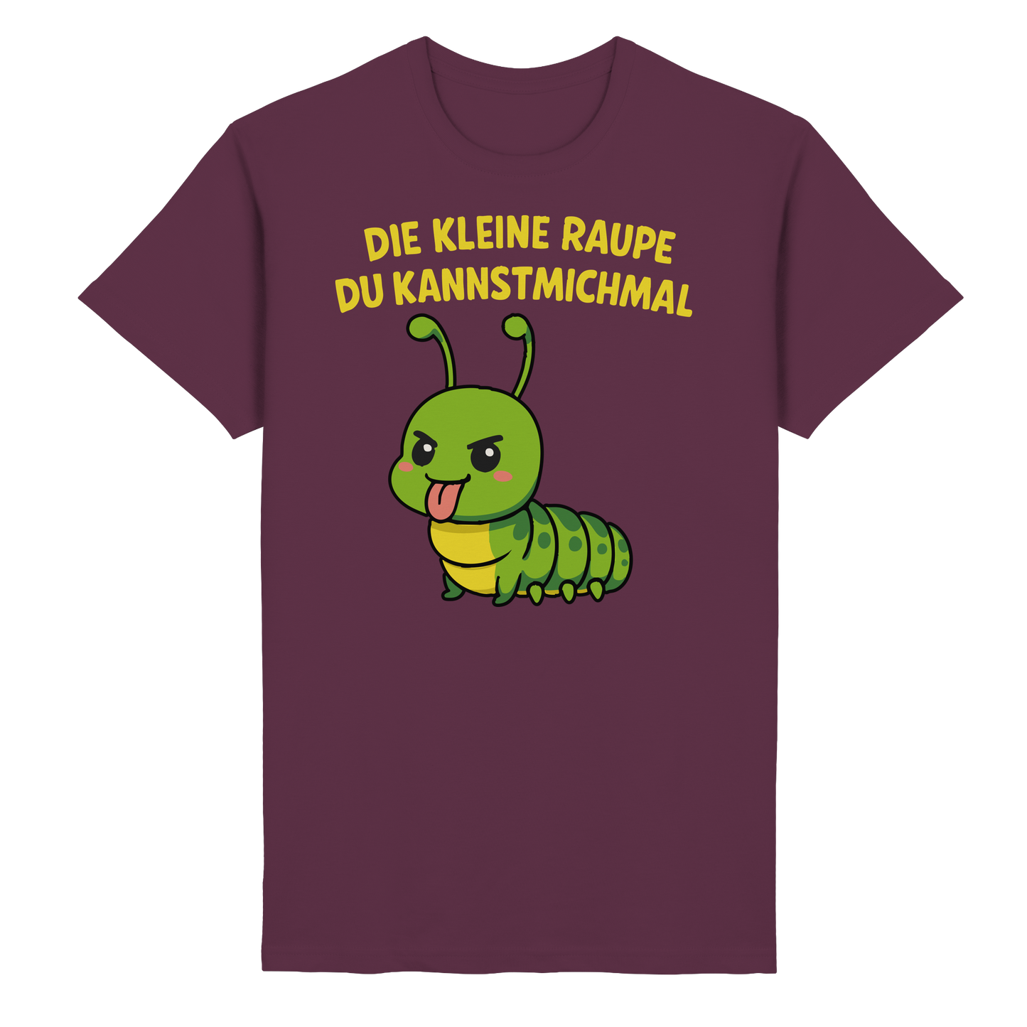 Freche Raupe mit Spruch | Lustiges Cartoon-Motiv mit Klartext-Garantie - Heavy Cotton T-Shirt