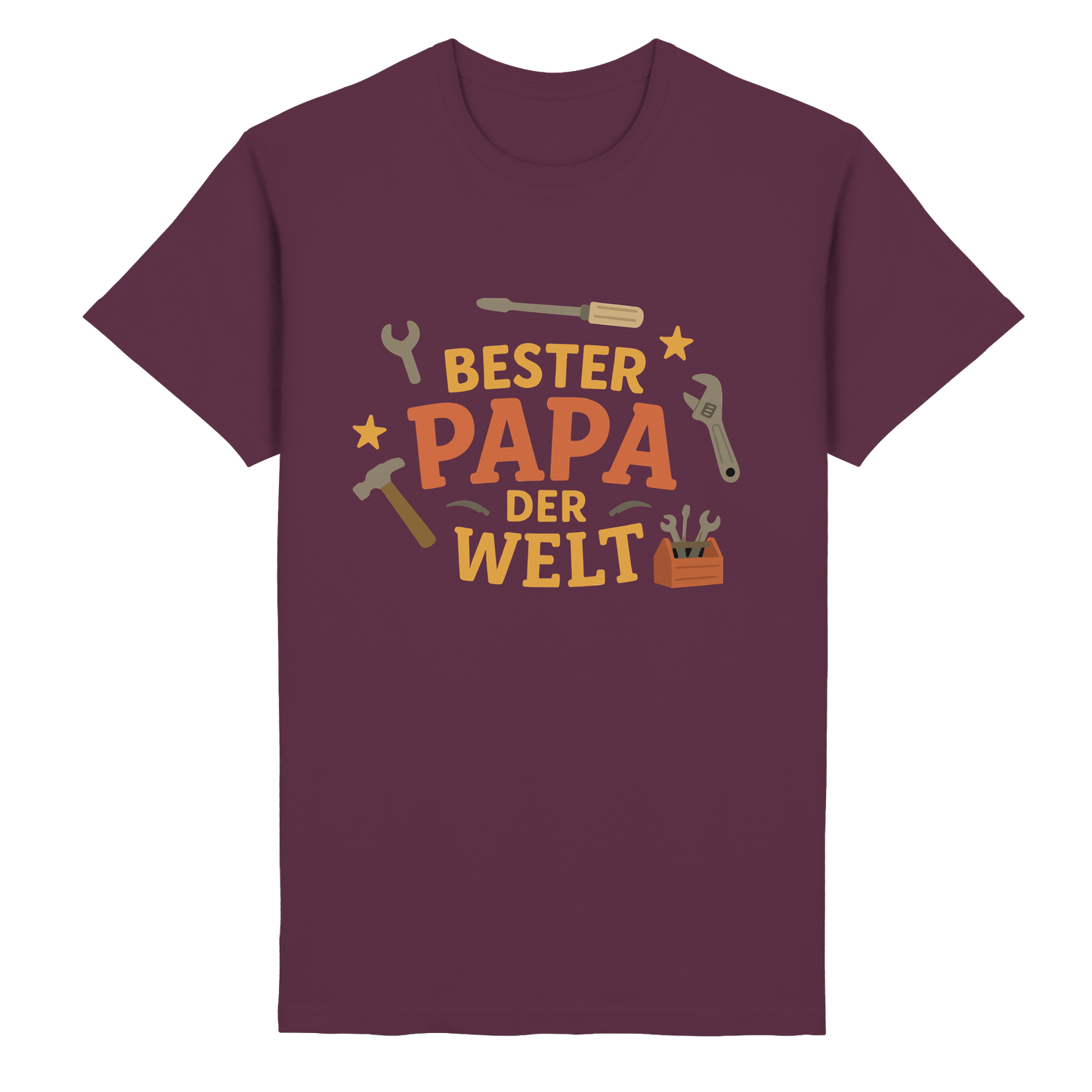 Bester Papa der Welt - Vater Geschenk - Heavy Cotton T-Shirt