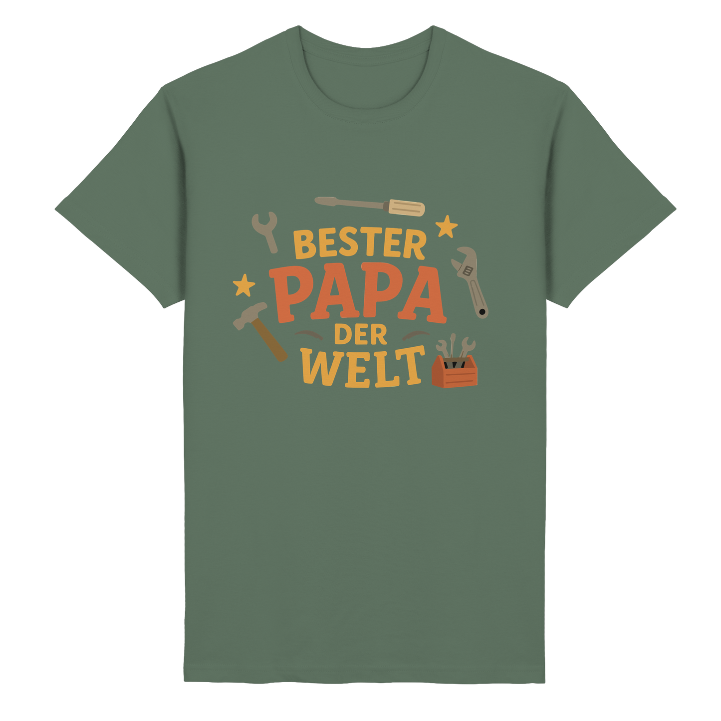Bester Papa der Welt - Vater Geschenk - Heavy Cotton T-Shirt