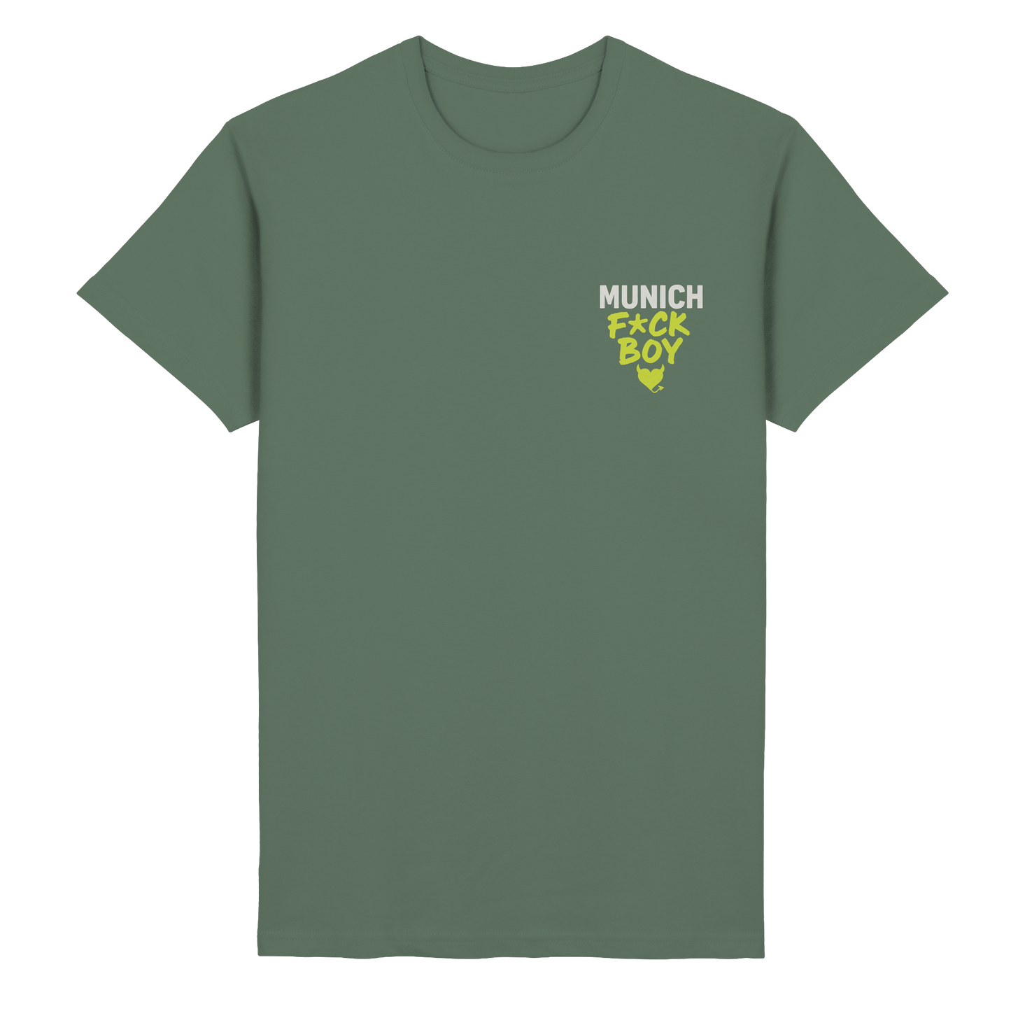 MUNICH F*CK BOY – Das Shirt für Club-Legenden & Feierbiester - Heavy Cotton T-Shirt