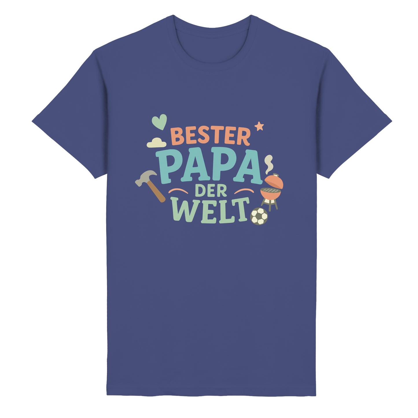 Bester Papa der Welt - Vater Geschenk - Heavy Cotton T-Shirt