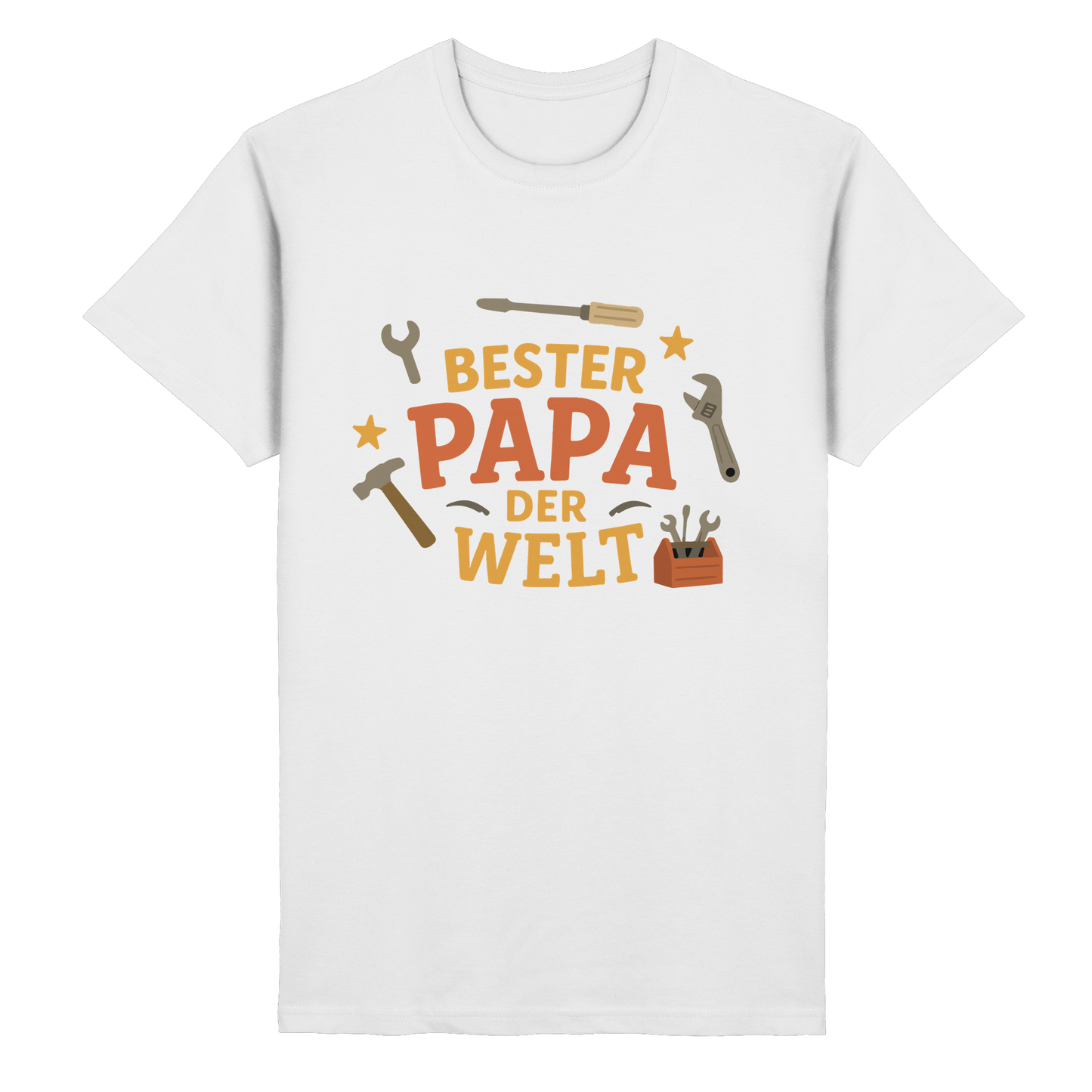 Bester Papa der Welt - Vater Geschenk - Heavy Cotton T-Shirt