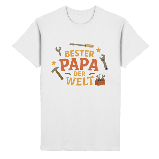 Bester Papa der Welt - Vater Geschenk - Heavy Cotton T-Shirt