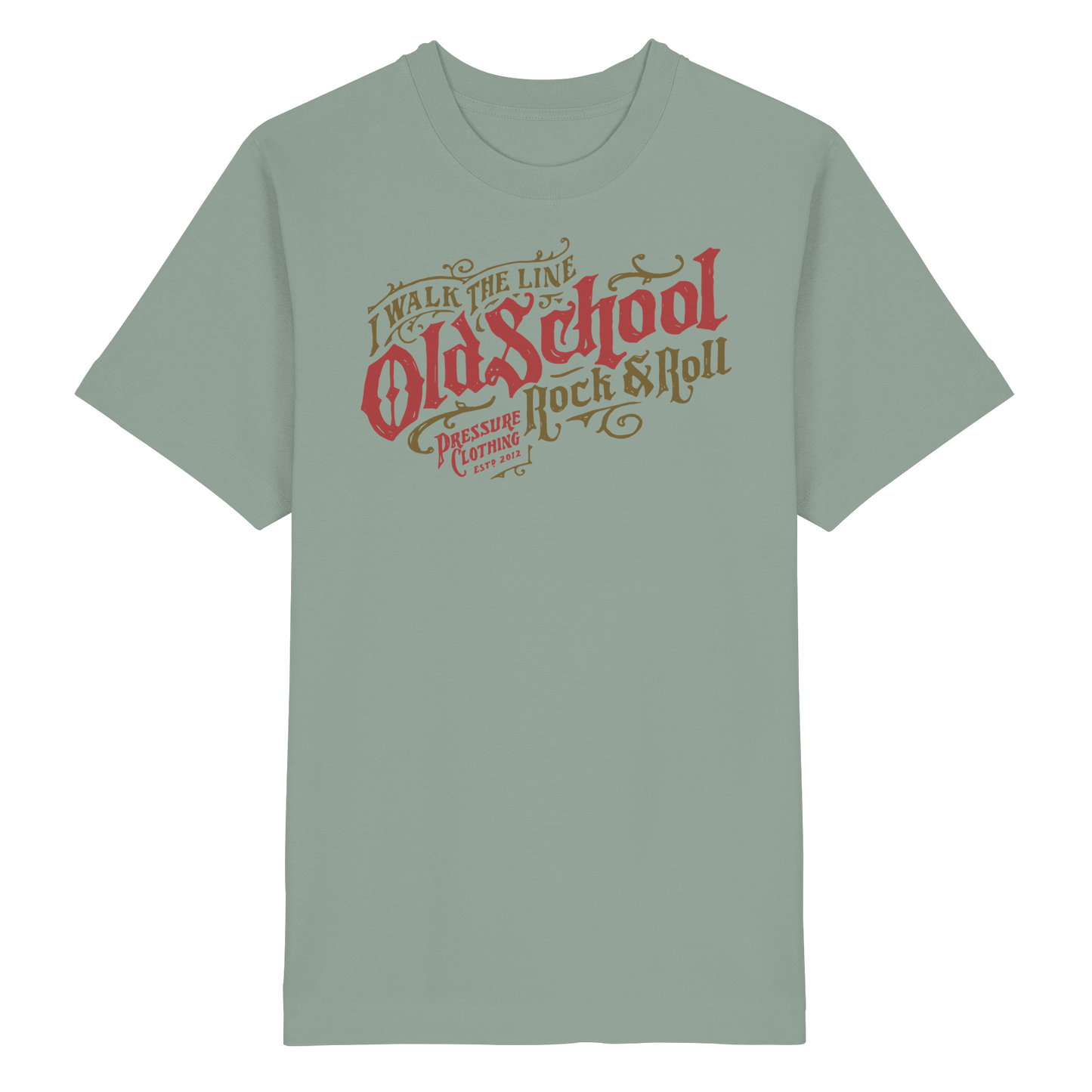 Oldschool Rock & Roll - Pressure Cloth - Heavy Oversized Organic Shirt