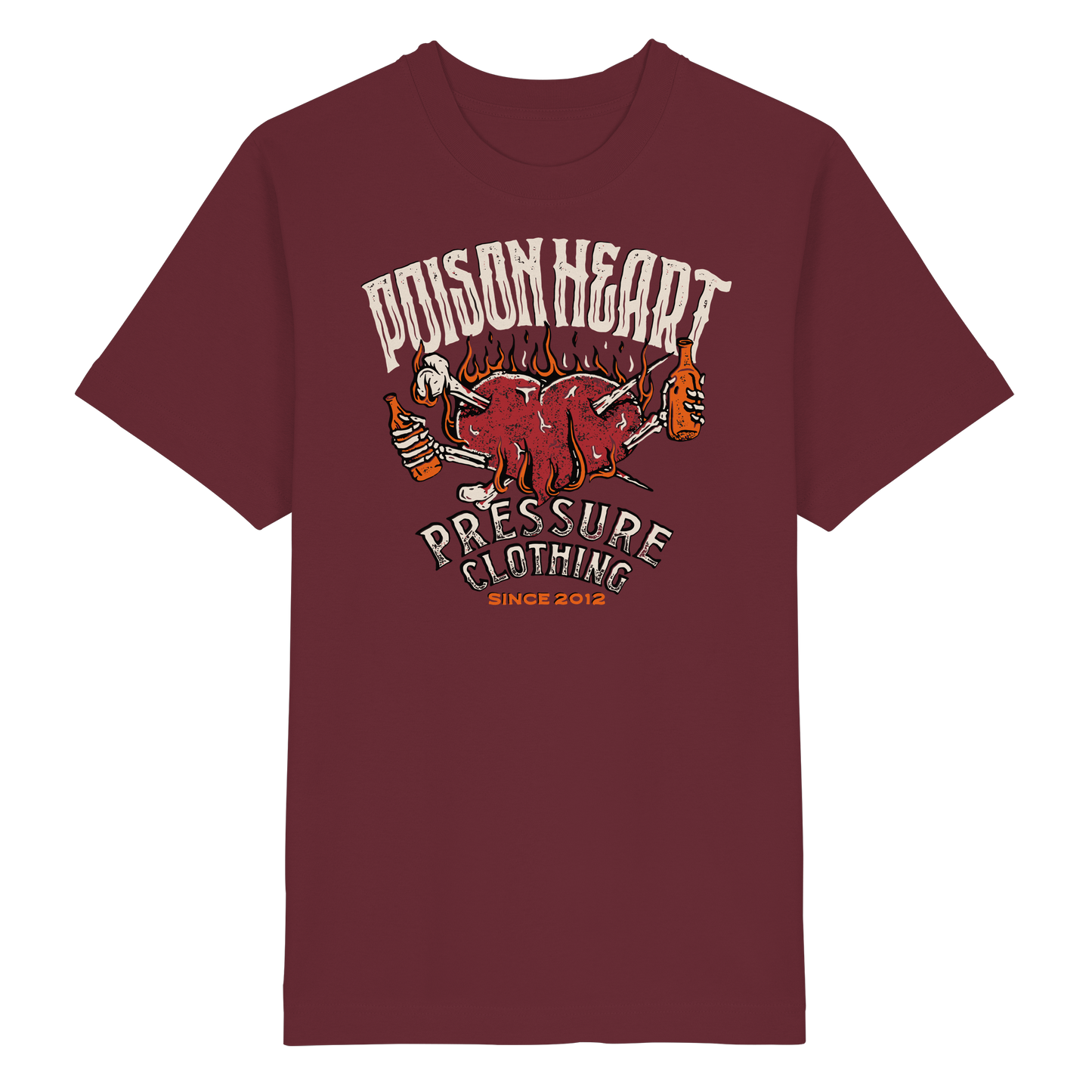 Poison Heart – Punk Rock - Heavy Oversized Organic Shirt