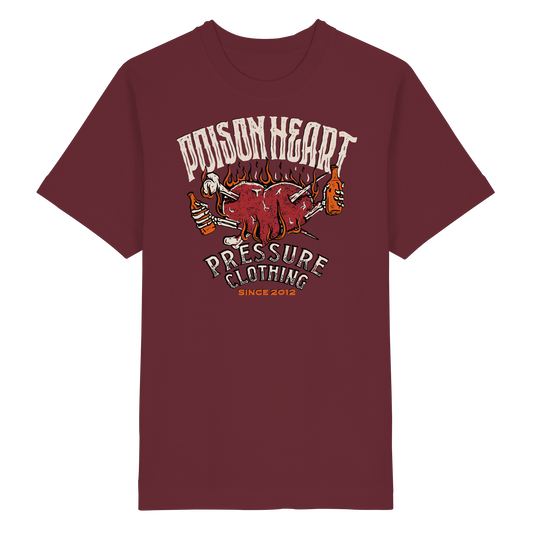 Poison Heart – Punk Rock - Heavy Oversized Organic Shirt