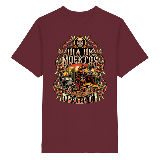 DIA DE MUERTOS - Pressure Cloth - Heavy Oversized Organic Shirt