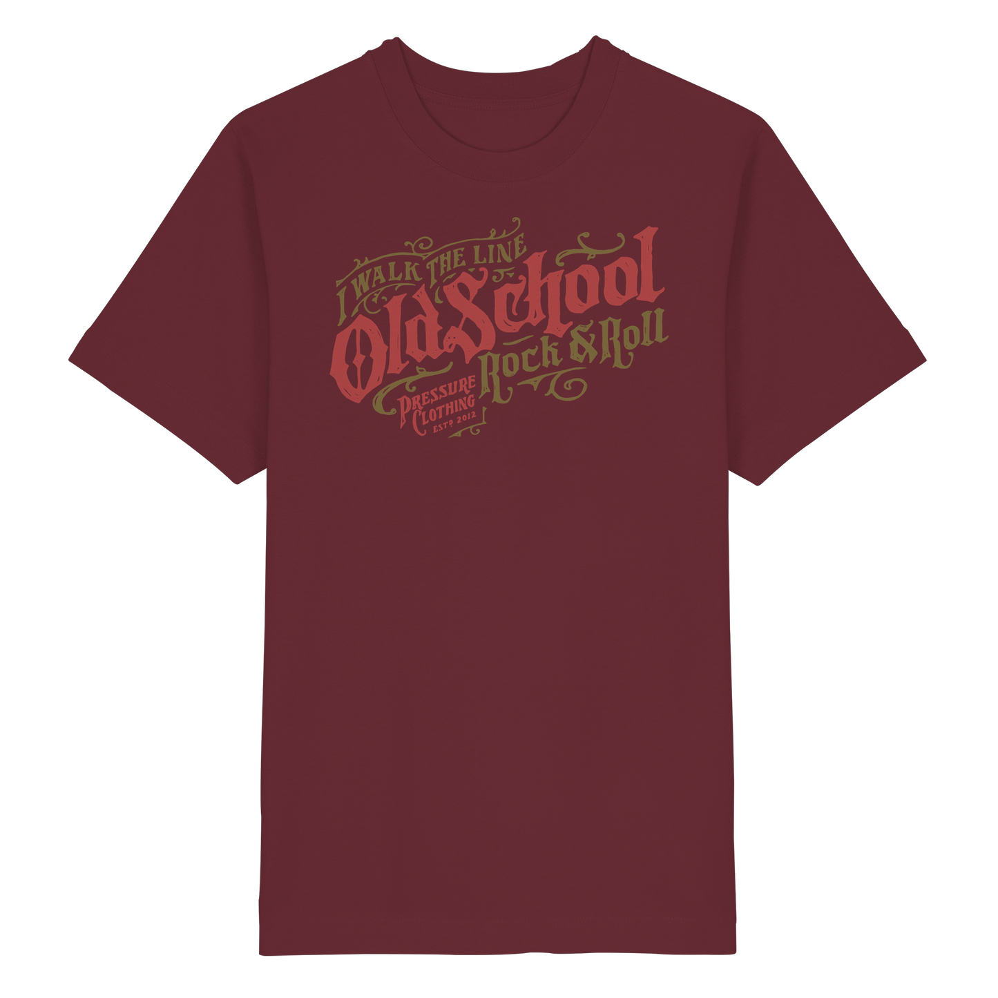 Oldschool Rock & Roll - Pressure Cloth - Heavy Oversized Organic Shirt