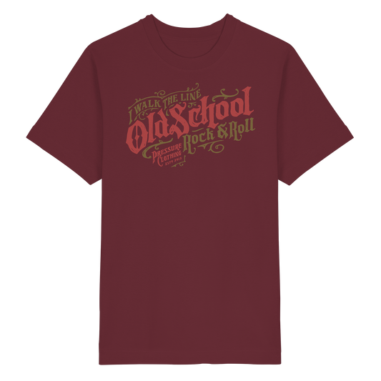 Oldschool Rock & Roll - Pressure Cloth - Heavy Oversized Organic Shirt