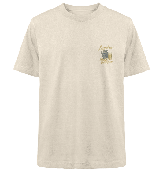 Äppelwoi - Bembel & Geripptes | Typisch Frankfurt - Heavy Oversized Organic Shirt