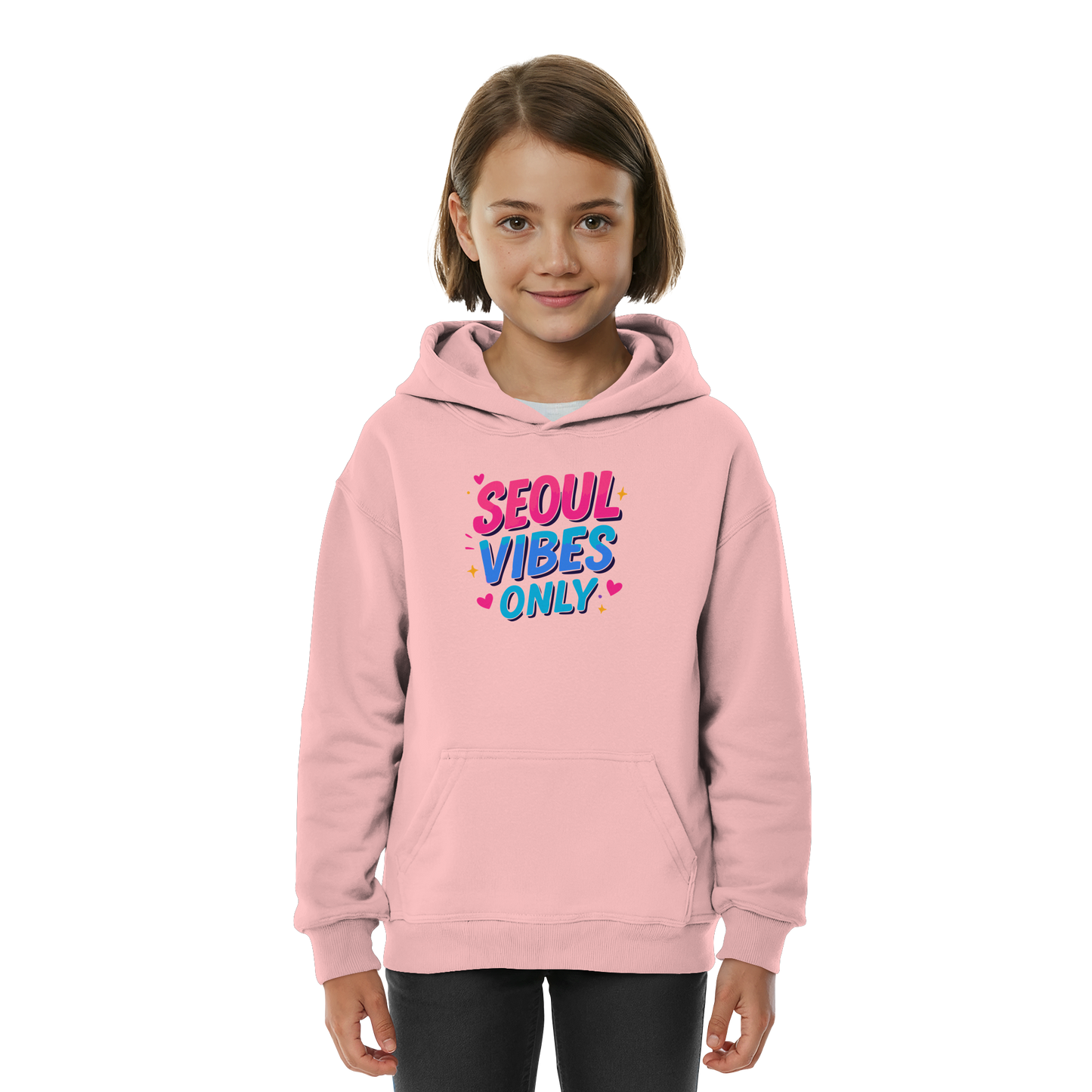 K-Pop Style - Seoul Vibes Only für Korea Fans - Kids Basic Hoodie