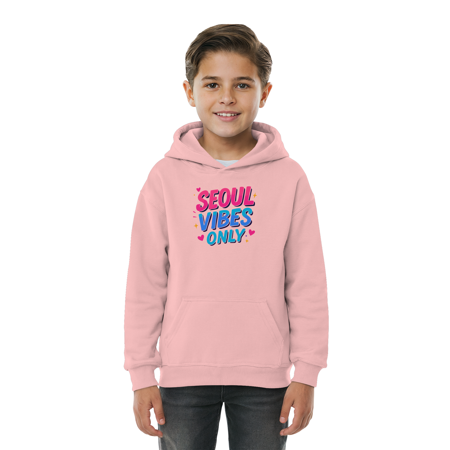 K-Pop Style - Seoul Vibes Only für Korea Fans - Kids Basic Hoodie