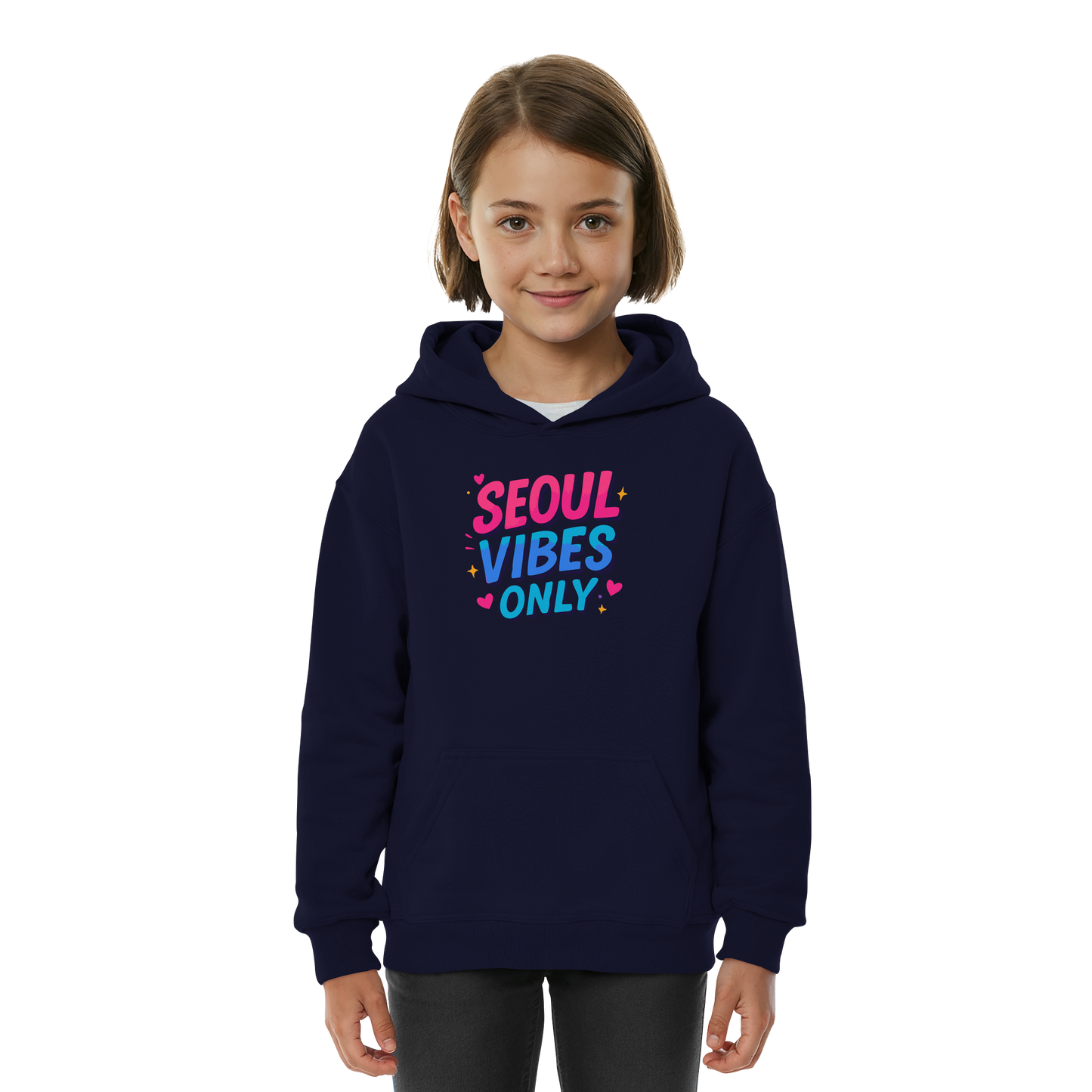 K-Pop Style - Seoul Vibes Only für Korea Fans - Kids Basic Hoodie