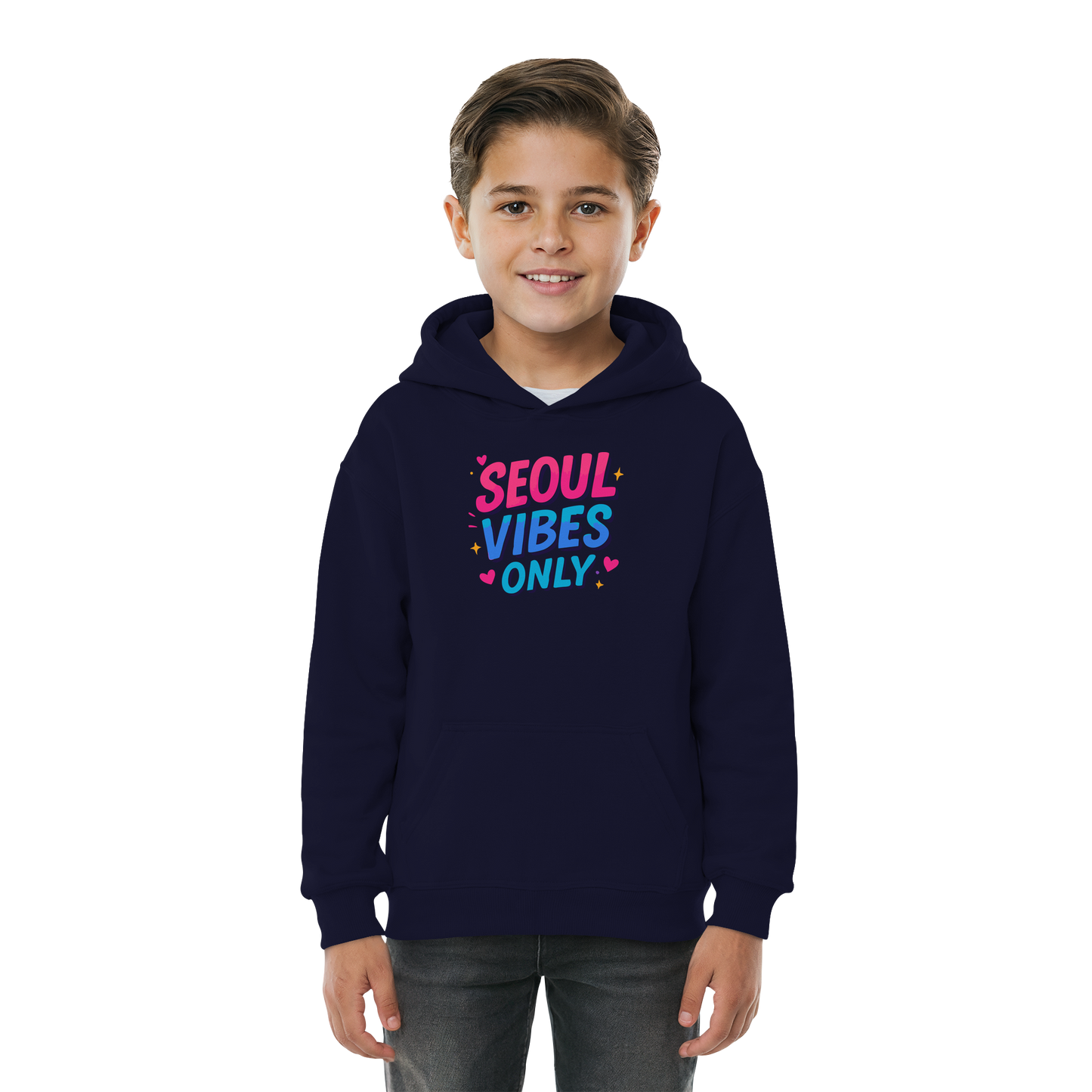 K-Pop Style - Seoul Vibes Only für Korea Fans - Kids Basic Hoodie