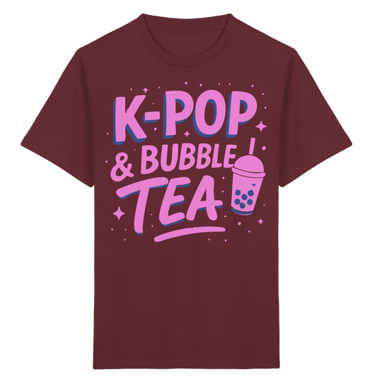 K-Pop Bubble Tea - Korea Design - asiatische Popkultur - Kids Organic Shirt