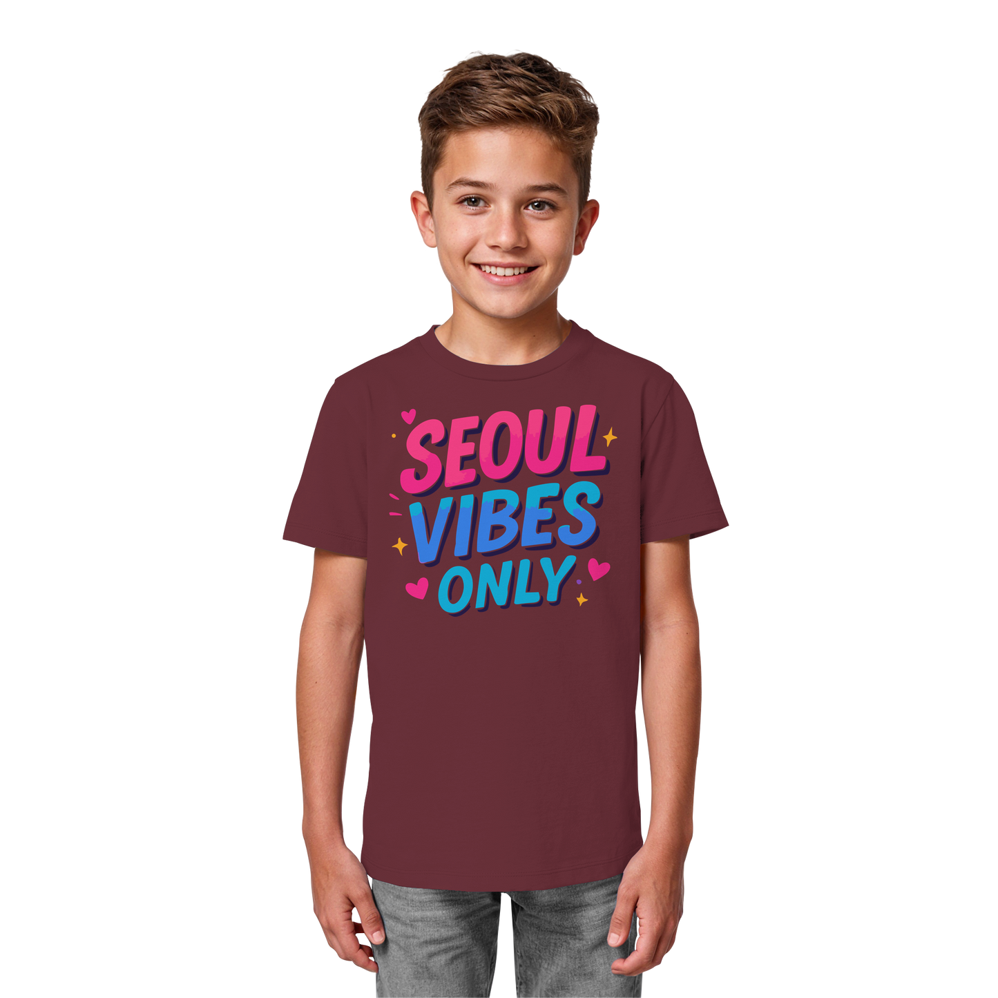 K-Pop Style - Seoul Vibes Only für Korea Fans - Kids Organic Shirt