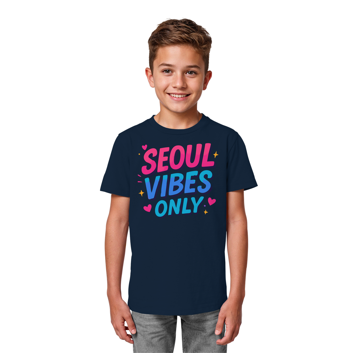 K-Pop Style - Seoul Vibes Only für Korea Fans - Kids Organic Shirt