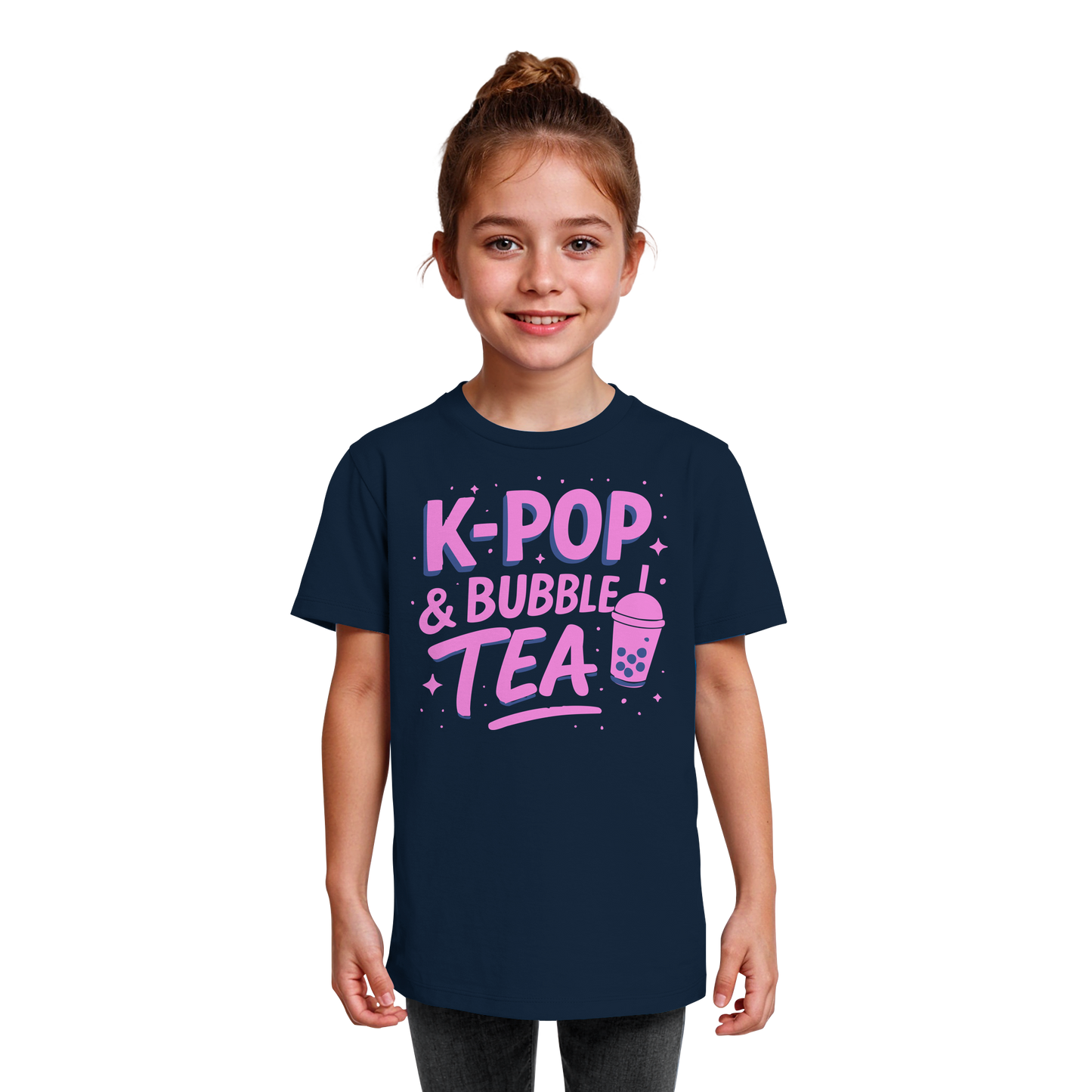 K-Pop Bubble Tea - Korea Design - asiatische Popkultur - Kids Organic Shirt