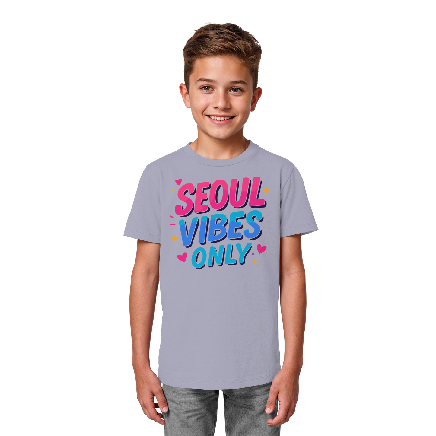 K-Pop Style - Seoul Vibes Only für Korea Fans - Kids Organic Shirt