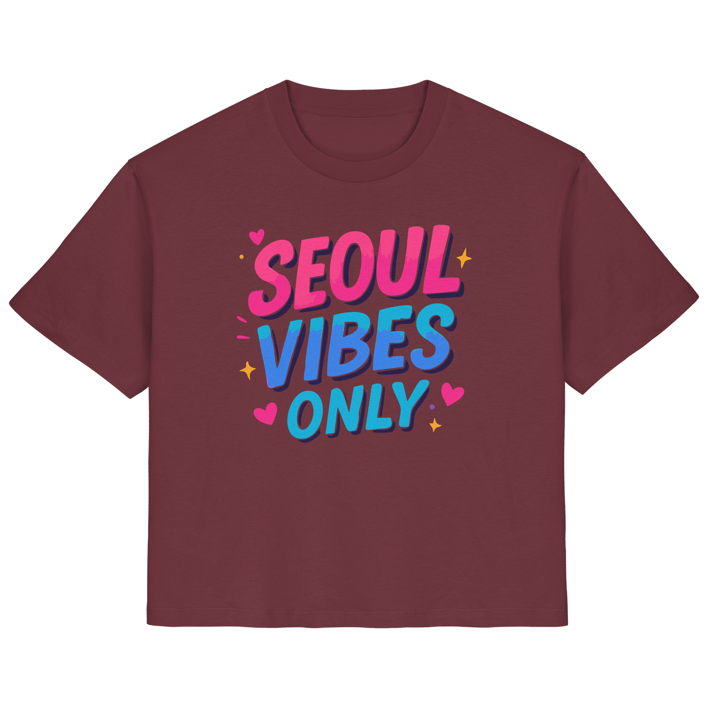 K-Pop Style - Seoul Vibes Only für Korea Fans - Ladies Organic Shirt