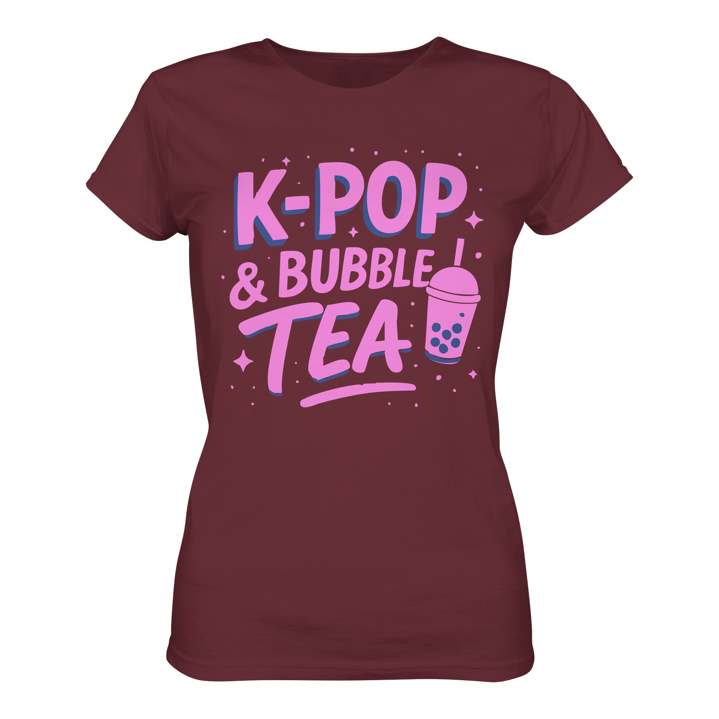 K-Pop Bubble Tea - Korea Design - asiatische Popkultur - Ladies Organic Shirt