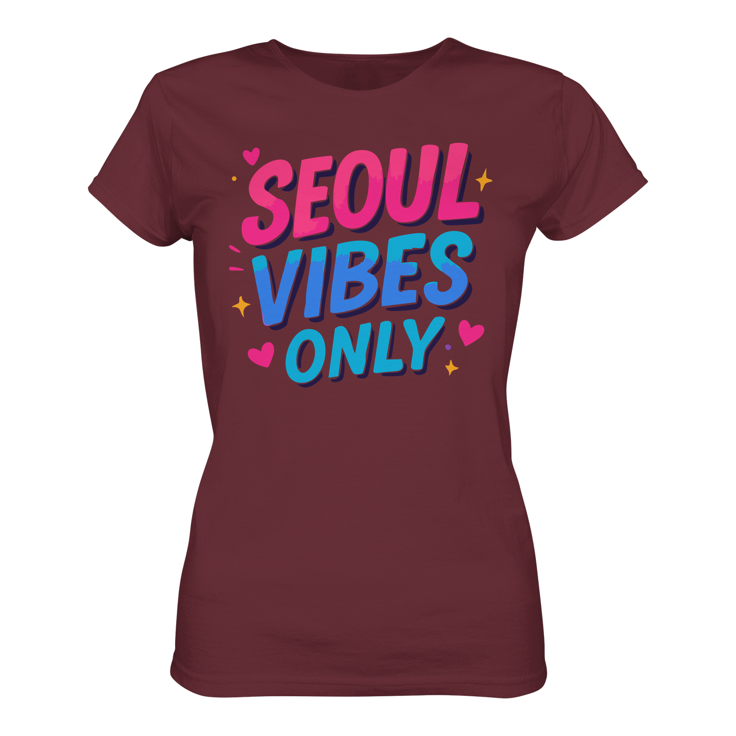K-Pop Style - Seoul Vibes Only für Korea Fans - Ladies Organic Shirt